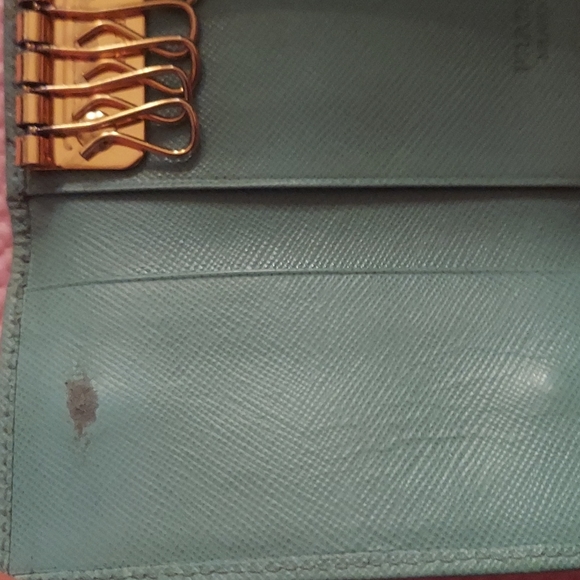 PRADA blue key holder/ wallet - Picture 8 of 10